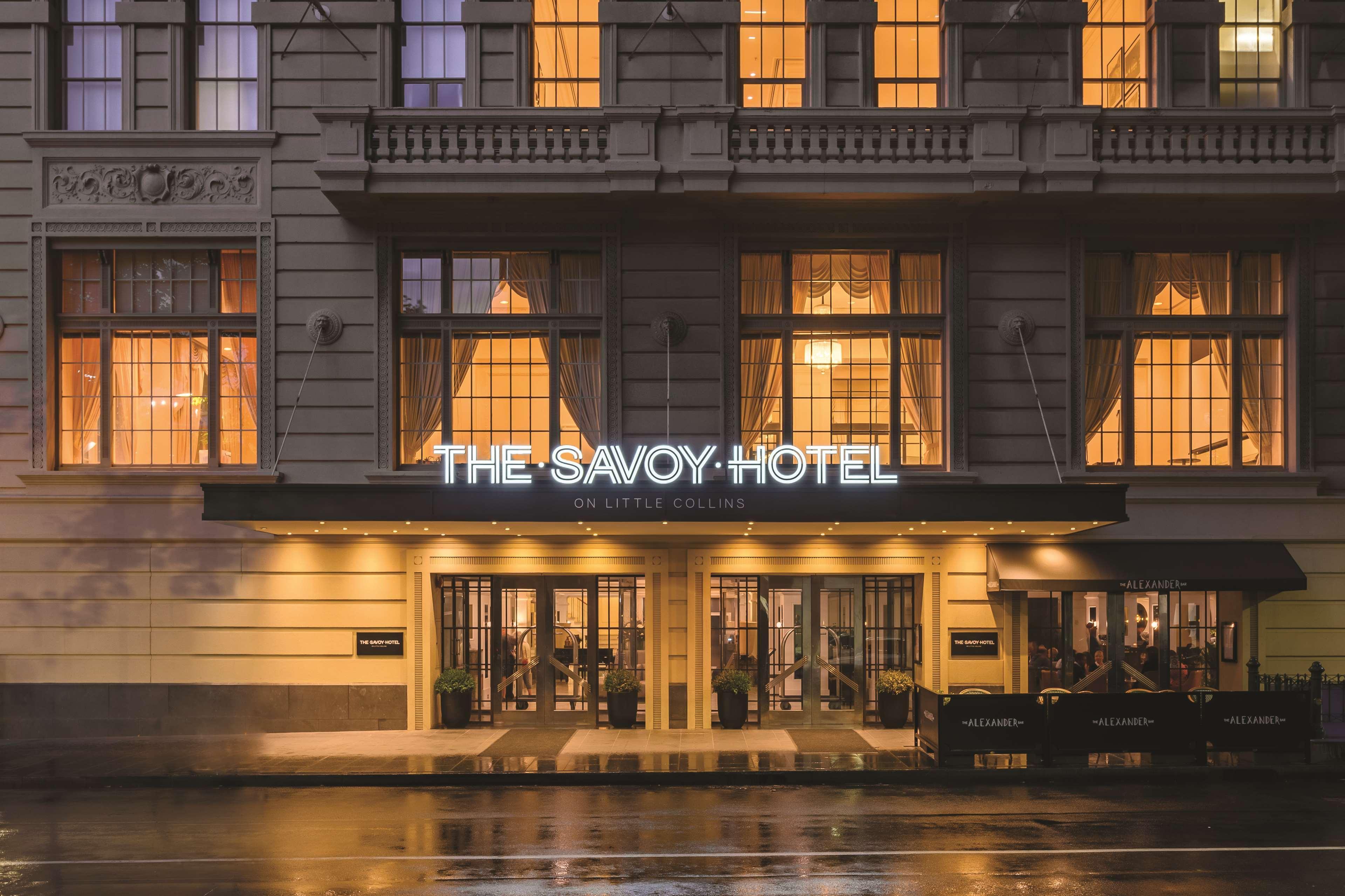 The Savoy Hotel On Little Collins Melbourne Bagian luar foto